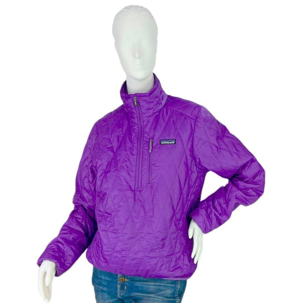 Patagonia Nano Puff Pullover Puffer Jacket Fuchsia Purple Women’s Size Small
